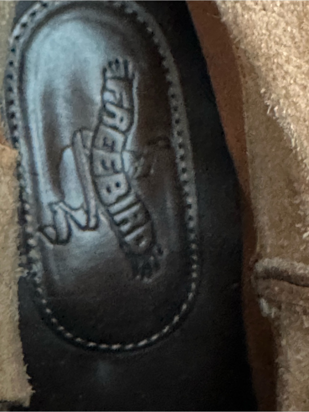 Freebird by Steven RAMONE Studded Leather Harness Ankle Boots Tan Beige Size 9 - Picture 6 of 9
